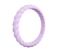 Bague en silicone réglable or rose pour femme - Bague de mariage en silicone pour couples féminins, D, Gel de silice, Aucune pierre précieuse