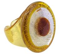 Bague en verre de Murano antique Murrina vénitienne V352C