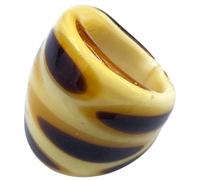Bague en verre de Murano antique Murrina vénitienne V361