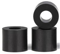 Bague, entretoise creuse en ABS noir M3 à M8 M10 Entretoise creuse en nylon non filetée en ABS noir Rondelle creuse ronde Vis for carte PCB(20mm,ID4.2x OD 7 (50pcs))