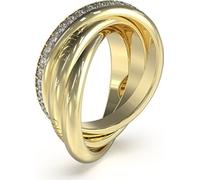 Bague fantaisie plaquée or avec zircon cubique Perfect JUBR04067JWYG, 58 mm