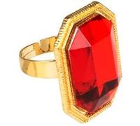 bague fantaisie réglable pierre précieuse adulte - boland 00636 Multicolor G