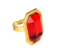 BAGUE FANTAISIE RÉGLABLE PIERRE PRÉCIEUSE ADULTE Multicolore - Accessoire de déguisement bijou fantaisie