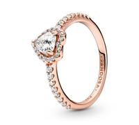 Bague Femme - 188421C02 - Or rose - Oxyde de zirconium - Style rigide 54