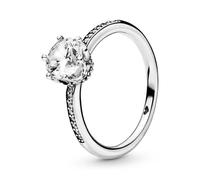 Bague Femme - 198289CZ - Argent Fin 925 - Zirconia Cubique - Taille 56 - Couleur Argenté 52