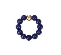 Bague Femme Argent Anneaux en cristal pour femmes filles empilables élastique corde perles anneaux Nature pierres précieuses Joint doigt bijoux