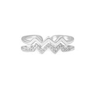 Bague Femme en Argent Sterling 925 Bague épouse fille maman amie Motivationnelle Inspirante Hauts et Bas Taille Réglable - Coffret inclus (Bague Hauts et Bas)