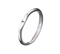 Bague Femmebagues Fines Empilables En Argent Pour Femmes Et Hommes, Bagues Empilables Avec Initiales, Alliances De Mariage, Lettres Majuscules, Ajustables, 43 À 47 Cm, Bijoux Cadeaux T