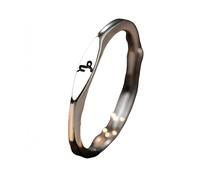 Bague Femmebagues Sivler 12 Signes Du Zodiaque Pour Femmes Et Hommes Fines Et Empilables Avec Constellations Et Astrologie Ajustables Taille 43 À 47 Bijoux Cadeaux D'Anniversaire Bagues Sivler En P