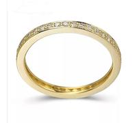 Bague Fiançailles Femme Taille 64 Bijoux Femme Or 18 Carats AU750 Diamant Créé en Laboratoire avec Diamant de 0,5 CT Solide Non Plaqué Populaire pour Sœur Fête Des Mères Bijoux