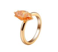 Bague Fiançailles Personnalisée Alliance Moissanite Veritable Or 9 Carats Marquise avec 2 Carats de Moissanite Taille Épouse pour Mesdames Remise Des Diplômes Bijoux