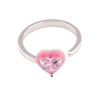 Bague géométrique ouverte avec pierres de zircon brillantes, style art moderne, réglable, carré, étoile, cœur, ovale, accessoire étincelant en oxyde de zirconium pour tous les jours, taille unique