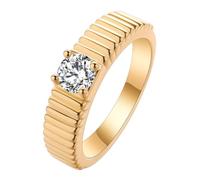 Bague géométrique rétro : fabriquée en cuivre pur, cette bague est polyvalente et adaptée à la superposition, ce qui en fait un excellent cadeau pour les femmes