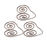 Bague hélicoïdale réglable en cuivre pour la méditation, bijoux d'énergie pour praticiens du Reiki, ancrage spirituel