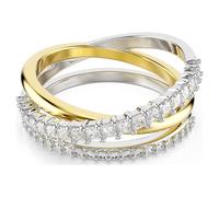 Bague Hyperbola, Tailles variées, Blanche, Finition mix de métal 52