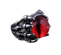 Bague Œil Griffe - Bijoux Gothiques Réglables Punk Motard, Bague De Déclaration Diable Mauvais Œil, Accessoire De Mode En Vintage | Mystérieux Pour Hommes Et Femmes, Cadeau, Vête
