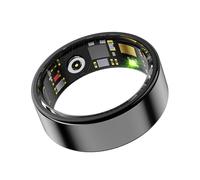 Bague Intelligente avec Moniteur de Fréquence Cardiaque, étanche à 80m | Tracker d\'activité, suivi du sommeil, matériau en acier inoxydable, Bluetooth 5.3, batterie 5-7 jours, compatibilité