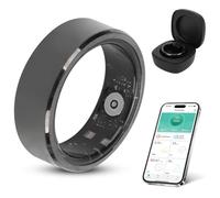Bague Intelligente, Bagues Intelligentes pour Hommes et Femmes, Bague de Suivi de santé pour Surveiller la Forme Physique, Le Sommeil et la Fréquence Cardiaque, Bague de Fitness
