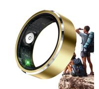 Bague Intelligente de Sùivi de Santé - Bague Tracker de Santé en Métal, Ɓague Connectée Sans Fil, Tracker d’Activité | Trācker de Sommeil, Trācker de Fitness pour Entraînement, Randonnée, Natation, Vo