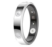 Bague intelligente fine or rose argent pour homme et femme - Tracker Android iOS - Podomètre - Fréquence cardiaque - Calories - Tracker d'activité - Anneau intelligent - Anneau de sommeil