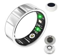 Bague intelligente IP68 pour homme et femme, grand anneau de suivi d'activité physique avec moniteur de fréquence cardiaque, moniteur de pression artérielle, compteur de pas, autonomie de la batterie