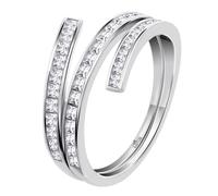 Bague Lotus En Argent 925 Avec Pierre En Zircone, Tendance Jlp3731-3-114