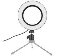 Bague Lumineuse de 6 Pouces, Anneau Lumineux pour Appareil Photo Lampe Vidéo Selfie Video Lumière de Remplissage Vidéo Lumière Dimmable de Photographie Lampe vidéo LED