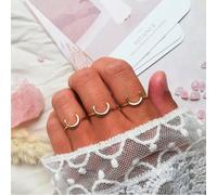 Bague lune or renaître