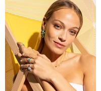 Bague Luxenter Avec Zirconia Finition Argent Saphir - Nois