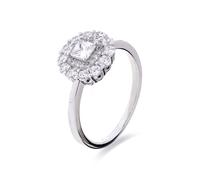 Bague - LUXENTER - Raxya - Argent 925 - Zirconium - Finition rhodium 16