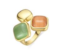 Bague - LUXENTER - Shureo - Or 18 carats - Œil de chat multicolore - Femme 14