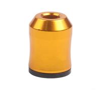 Bague magnétique de tournevis pour embouts de 6,35 mm en alliage d'aluminium, support de vis magnétique et outil de démagnétiseur pour perceuse électrique, couleur jaune (jaune)