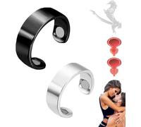Bague magnétique en cuivre CopperMag pour thérapie de la prostate, anneau magnétique en cuivre, anneau en cuivre réglable, améliore la circulation sanguine (lot A)