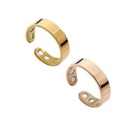 Bague magnétique saine pour femme (réglable) - Soulage le stress, amélioration du sommeil et soulagement de la fatigue, anneau de fitness pour perdre du poids, thérapie magnétique et accessoire de