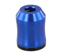 Bague magnétiseur de tournevis pour embouts de tige de 6,35 mm - Outil d'amélioration magnétique et de démagnétiseur en alliage d'aluminium, 23 x 18 x 6,35 mm (bleu)