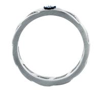 Maserati Bague Iconic JM334AVD50027 - Acier inoxydable Bleu PVD Homme