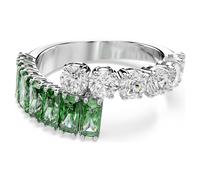 Bague Matrix, Tailles variées, Verte, Métal rhodié 60
