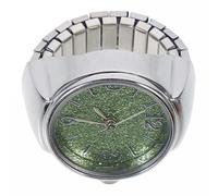 Bague-montre à Doigt Ronde, Alliage de Zinc, Affichage Numérique Clair