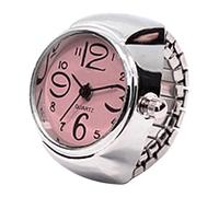 Bague Montre Bague Montre pour Femme Bague Mains Bague, rose, taille unique