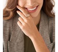 Bague-montre FOSSIL en Acier Jaune rose Etanche