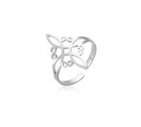 Bague noeud de sorcière pour femmes en acier inoxydable réglable ouvert doigt anneaux nouvelle sorcellerie amulette bijoux cadeau d’