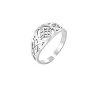 Bague Nœud de sorcière Bague celtique quaternaire wiccan Nœud de sorcière