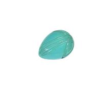 Bague ovale en onyx bleu ciel sculpté 6,4 carats pour médaillon rectifier dosha astrologique de la planète Saturne dans la maison 6e, 8e ou 12e année de l'horoscope-B08B83V2MRNAMZ, Small, Gemme