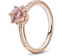 Pandora Bague Solitaire Couronne Scintillante Rose 52