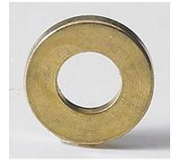 Bague paumelle - HETTICH - Lot de 6 - Laiton - Diamètre 14 mm - Longueur 3 mm