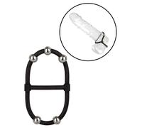 Bague phallique en silicone pour pénis et testicules cock ring meilleure érec...