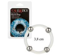 Cockring Perlé Silicone Steel Beaded L