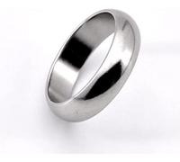 Bague PK en argent bombé - Anneau magnétique puissant - Tours de magie - Décoration de doigt - Accessoire de magicien - Gimmick de scène - 18 mm