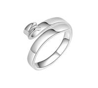 Bague Porte-clés Bijoux Support de doigt de fil ouvert en métal Anneau de tension de crochet réglable Anneau de tension de fil pour la libération des doigts de crochet Porte-clés (SL1, One Size)