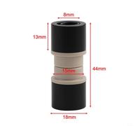Bague pour amortisseur pour vtt Alliage 8mm Trou Central Bague | Alliage aluminium pour robuste, mat, tailles 22-68mm, pour amortisseurs arrière, compatible pour fox Rockshox(44mm)